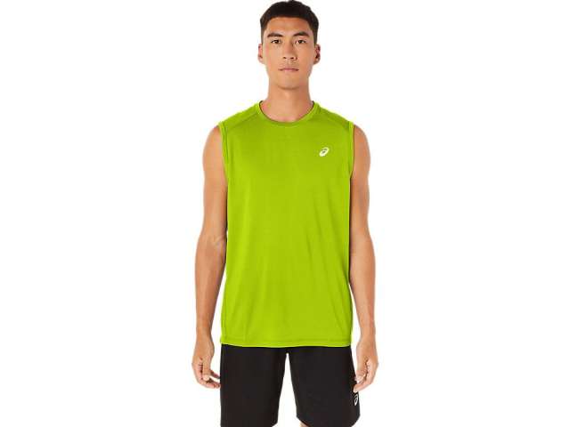 Asics Core Muscle Tank Lime Zest | yuD8cU2Fh