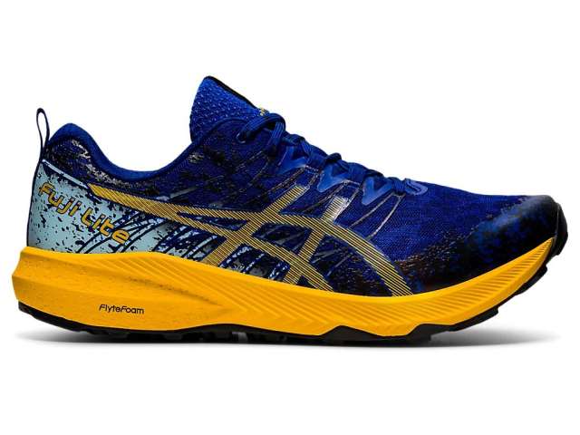 Asics Fuji Lite 2 Monaco Blue/Sunflower | U2KAFZ7e8