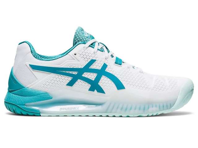 Asics Gel-resolution 8 (D) White/Lagoon | qHLeFE4Tp