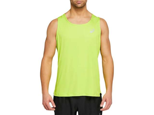 Asics Silver Singlet Lime Zest | tf7Iz63lH