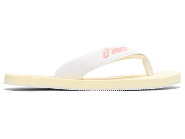 Asics Unisex Flip Flop White/Guava | 4Sy3pDAJe